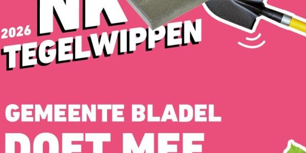 Foto: Gemeente Bladel roept inwoners weer op mee te doen met tegelwippen
